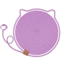 Когтеточка-коврик с хвостом 50см КД-74 фиолетовый