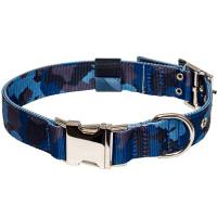 Ошейник капрон 30мм"Камуфляж"быстросъемный с метал. фастом 47-57см синий/20130001-06/Каскад Ошейник капрон 30мм"Камуфляж"быстросъемный с метал. фастом 47-57см синий/20130001-06/Каскад