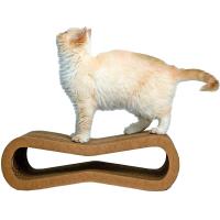 Когтеточка-лежанка Зверье мое картон восьмерка средняя 53*21*16см Когтеточка-лежанка Зверье мое картон восьмерка средняя 53*21*16см