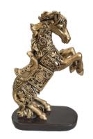 Фигура Лошадь в сбруе (золото) L9,5W5H14,5 718580/I186
