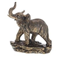 Слон бронза L27W15H34см 123198/S023