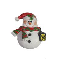 Фигура Магнит Снеговик с фонарем 715296/W191 