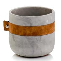 Кашпо Etno d14; h13см серый  063414