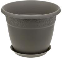 Кашпо РЯБИНА  2,3л Французский серый М3054