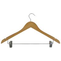 Вешалка W2-С деревянная с клипсами 311306/90шт/Рыжий Кот