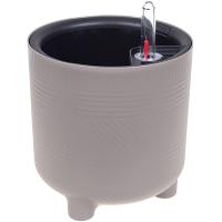 Кашпо ШЭНК D150 2л французский серый с автополивом+вставкой М3240