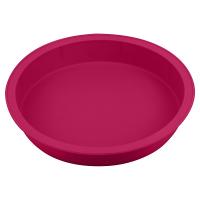 Форма д/выпечки 21*21*4 см круглая ROSEO силикон /24шт/008058/Mallony