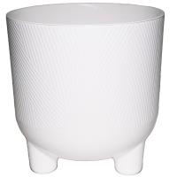 Кашпо Елочка 4,3л белый с вставкой А277 /20шт/Арз