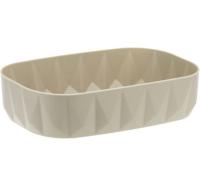 Мыльница д/ванны Призма латте М2243