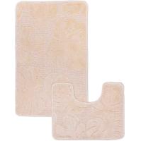 Комплект ковриков д/ванной и WC Монстера 50*80/40*50см бежевый МС2-011 /25шт/ My Crystal Комплект ковриков д/ванной и WC Монстера 50*80/40*50см бежевый МС2-011 /25шт/ My Crystal