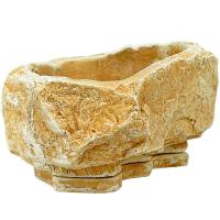 АЦ Кашпо Камень Памир 24*18*12см светло-песчан КМ06-1/492169