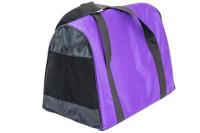 Сумка переноска ЧИП Туннель №4 нейлон с сетчатым окном 49*30*34см/9009фиолет/Дарэлл