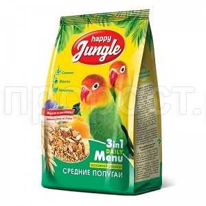 Хэппи Джангл для средних попугаев основной рацион Хэппи Джангл для средних попугаев основной рацион