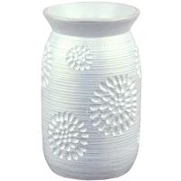 АЦ Ваза Астра белая флора h22см 24-523/663613     