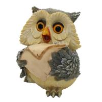 Копилка Сова читает L15W20H18см 626463/SK040