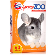 Витамины Доктор ZOO для шиншил 60 таблеток