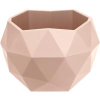 Кашпо Топаз 0,17л пудровый с вставкой КШ-1381 /20шт/ПП 