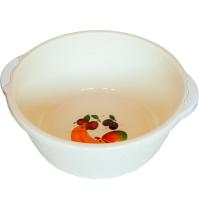 Таз 10л "Люкс" с ручками слоновая кость 03036 /10шт/Арз