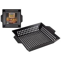 Решетка д/гриля 35*30*6см квадратная с антиприг.покрытием 3009D /12шт/999627/ECOS