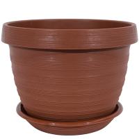 Цветочный горшок Толедо 3л терракотовый с поддоном 5PL0434
