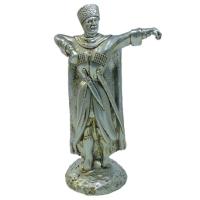 Фигура Джигит (серебро) L19W23H45см 713037/F663