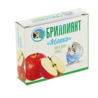 Мел для птиц с фруктовой добавкой яблоко 35гр