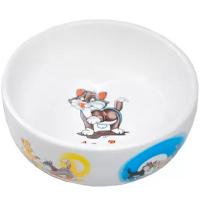 Миска керамика рисунок котов 13,4*4см 290мл/МКР128/Евро