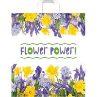 Пакет с петлевой ручкой "Цветочная сила" 38*42+3см 32мкм Артпласт /Рельеф Пакет с петлевой ручкой "Цветочная сила" 38*42+3см 32мкм Артпласт /Рельеф