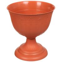 Вазон на ножке 5л Венеция №3 терракот 07183