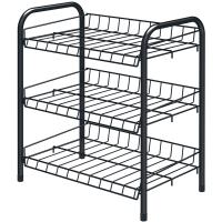 Этажерка д/обуви 3-х ярусная черный  ЭТ4/Ч Этажерка д/обуви 3-х ярусная черный  ЭТ4/Ч