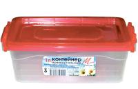 Контейнер 1л для пищевых продуктов прямоугольный