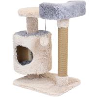 Когтеточка Домик ВИННИ ПУХ-2 3-х уровневый джут,пушистый мех 63*41*76см серый/88123/Дарэленд Когтеточка Домик ВИННИ ПУХ-2 3-х уровневый джут,пушистый мех 63*41*76см серый/88123/Дарэленд