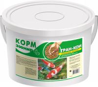 Рыбы ведро ГРАН-КОИ плавающие гранулы для кои-карпов 3,2кг(10л)/486/Зоомир