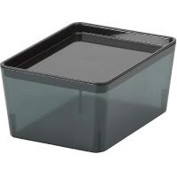 Контейнер д/хранения 1,3л Versa прозрачно-черный XS /51030/31шт/VERDE