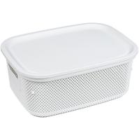 Корзина д/хранения Лофт 12л c крышкой прямоуг. белый А272 /12шт/ Арз Корзина д/хранения Лофт 12л c крышкой прямоуг. белый А272 /12шт/ Арз