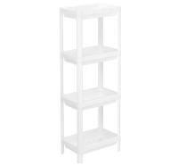 Полка прямоугольная 4 секции белый М2703 /3шт/М-пласт 