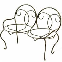 Подставка М. настольная на 2 горшок Стульчик /2шт/М0000217