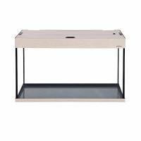 Аквариум прямоугольный со светильником 115л(81х36х49 ) LUX120 выбел. дуб/083101