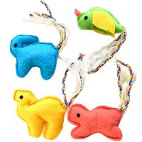 Игрушка к Зверушки яркие с косичками/4шт/K2038/ЗР Игрушка к Зверушки яркие с косичками/4шт/K2038/ЗР