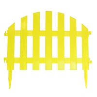Забор Уютный сад желтый (2,67м,7 секций)