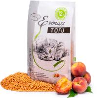 Наполнитель Ерошка Тофу Экстракт персик 12л/5шт Наполнитель Ерошка Тофу Экстракт персик 12л/5шт