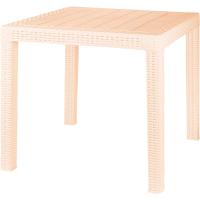 Стол Rattan 79*79*70см сливочный ING6183СЛВ 