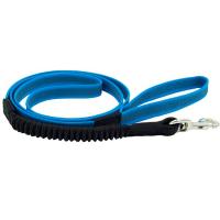 Поводок нейлон 20мм двухсторонний латекс.нить с буферной резинкой синий 1,5м/19100812-06/Каскад