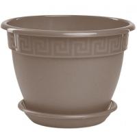 Кашпо Антик D25 4,9л фраппе с под. 5PL0439 /24шт/ТП