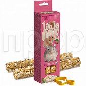 Лакомство для хомяков, крыс, мышей и песчанок с воздушным рисом и орехами Палочки Литтл Ван  Лакомство для хомяков, крыс, мышей и песчанок с воздушным рисом и орехами Палочки Литтл Ван