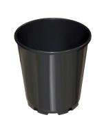 Горшок для рассады 5л черный литье 19*21,5 см 07175