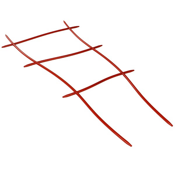 Лестница д/растений терракот ОЦ-8623 /48шт/ПП