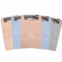 Набор ковриков д/ванной и туалета Микс 50*85см/50*52см ПВХ 7060-mix /10шт/В