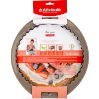 Форма для пирога "GRACE" круглая с волнистым краем 27см /ABS302/12шт/ATTRIBUTE