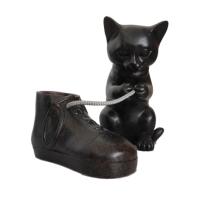 Котенок с ботинком черный 718548/C012